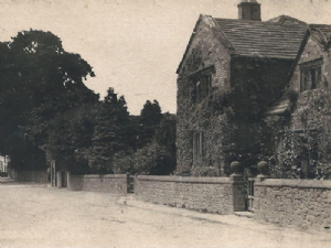 View A postcard of the Old Hall, likely to be late 19th Century